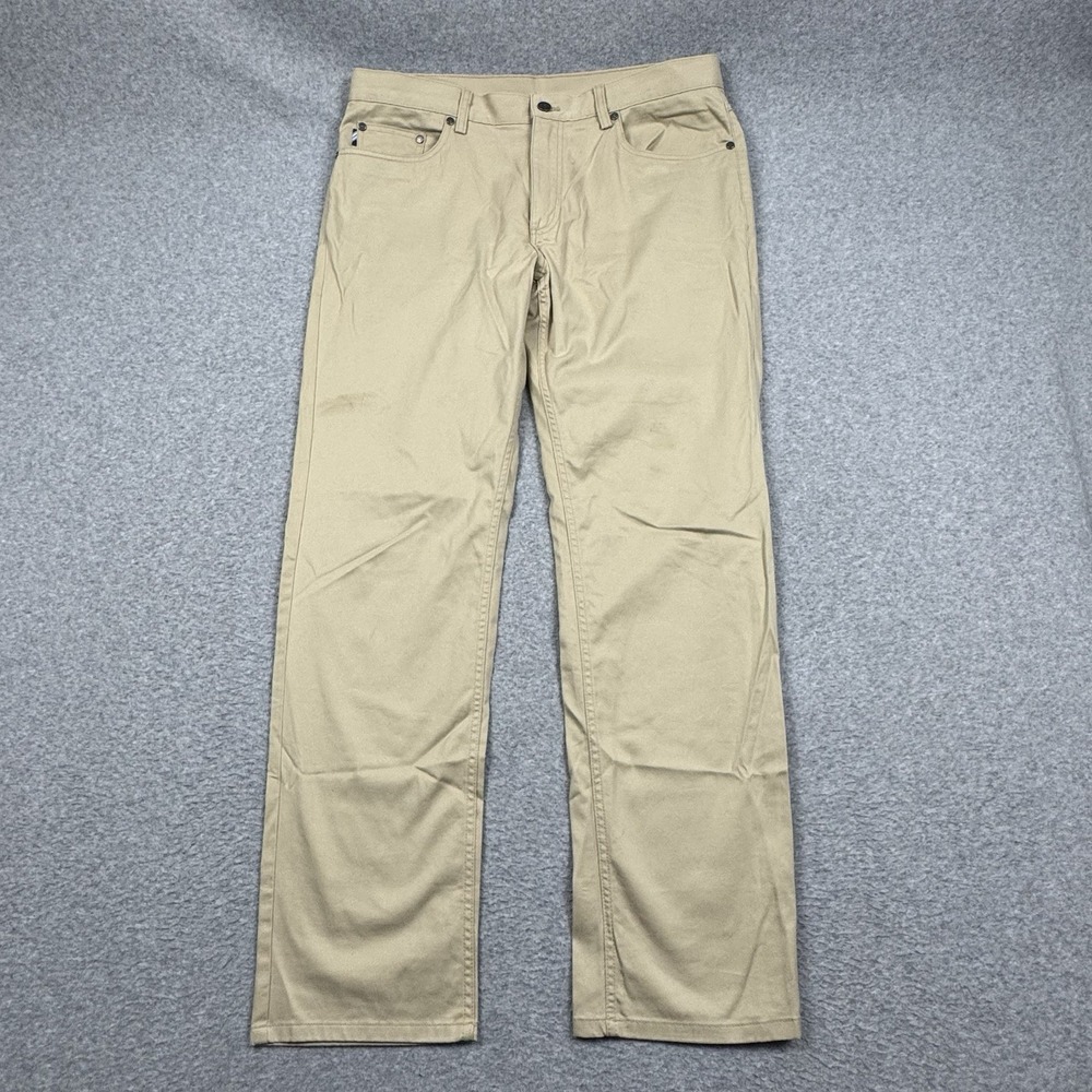 Brooks Brothers Pants Mens 36x32 Advantage‎ Chino Stretch Khaki Preppy Casual